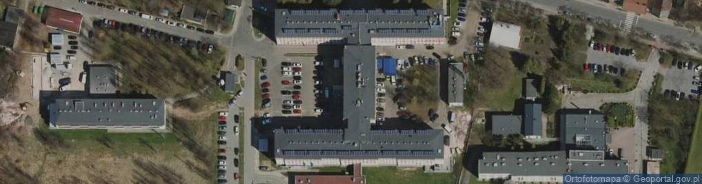 Zdjęcie satelitarne Związek Zawodowy Pracowników Obsługi Szpitala Powiatowego w Zawierciu
