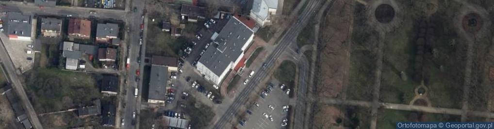 Zdjęcie satelitarne Związek Zawodowy Pracowników Ochrony Zdrowia Przyszpitalu Rejonowym w Piotrkowie Trybunalskim