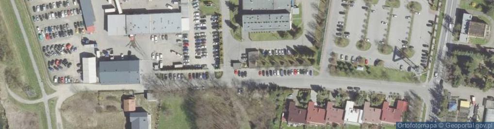 Zdjęcie satelitarne Związek Zawodowy Pracowników Okręgowej Spółdzielni Mleczarskiej w Nowym Sączu