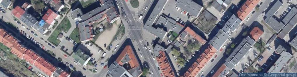 Zdjęcie satelitarne Związek Zawodowy Pracowników Poczty we Włocławku