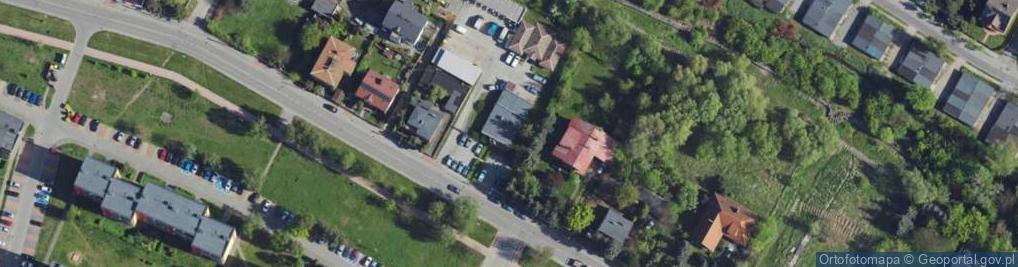 Zdjęcie satelitarne Związek Zawodowy Pracowników Pogotowia Gazowego i Eksploatacji Górnośląskiej Spółki Gazownictwa w Zabrzu