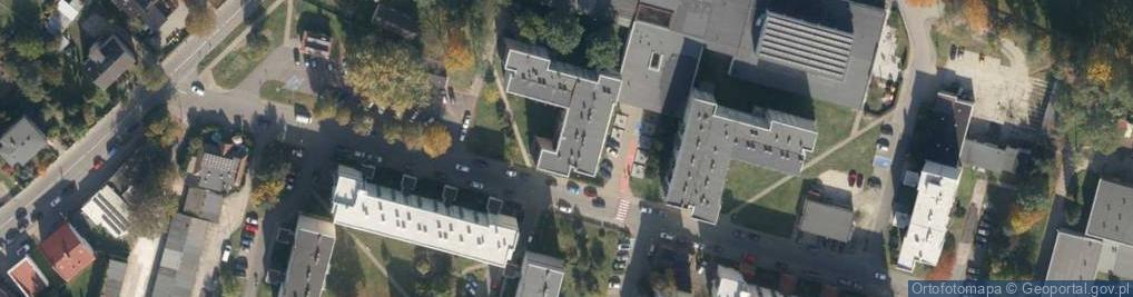 Zdjęcie satelitarne Związek Zawodowy Pracowników Pogotowia Ratunkowego Zespołu Opieki Zdrowotnej w Ozimku