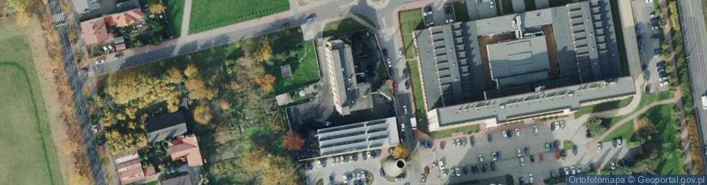 Zdjęcie satelitarne Związek Zawodowy Pracowników Politechniki Częstochowskiej Filar
