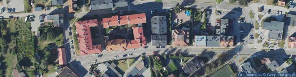 Zdjęcie satelitarne Związek Zawodowy Pracowników Pomocy Społecznej Miasta Lęborka