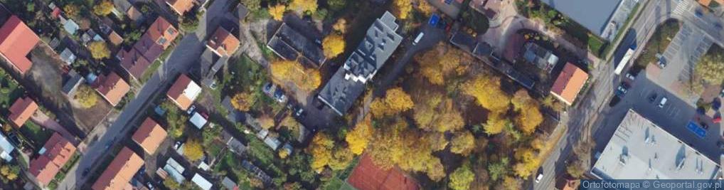 Zdjęcie satelitarne Związek Zawodowy Pracowników Powiatowego Domu Pomocy Społecznej w Braniewie