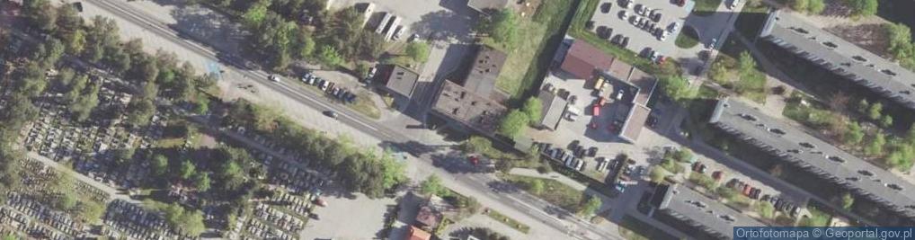 Zdjęcie satelitarne Związek Zawodowy Pracowników Przedsiębiorstwa Komunikacji Samochodowej w Stalowej Woli