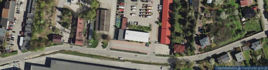 Zdjęcie satelitarne Związek Zawodowy Pracowników Przedsiębiorstwa Techniczno Handlowo Usługowego Interpromex w Będzinie