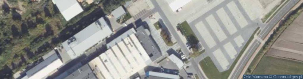 Zdjęcie satelitarne Związek Zawodowy Pracowników Rawickiej Fabryki Wyposażenia Wagonów Rawag w Rawiczu