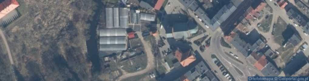 Zdjęcie satelitarne Związek Zawodowy Pracowników Samorządowych Urzędu Miasta i Gminy w Karlinie