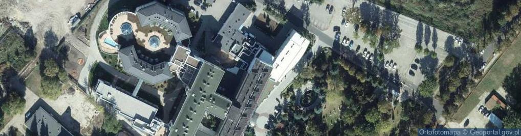 Zdjęcie satelitarne Związek Zawodowy Pracowników Sanatorium Uzdrowiskowego pod Tężniami Spółdzielni Usług Leczniczych i Rehabilitacyjnych