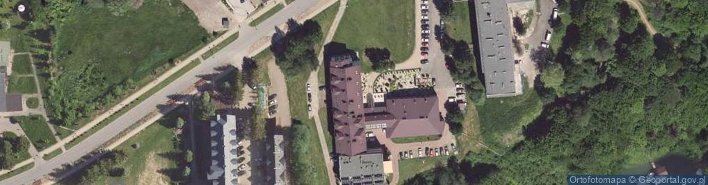 Zdjęcie satelitarne Związek Zawodowy Pracowników Sanatorium Uzdrowiskowego Solinka w Polańczyku