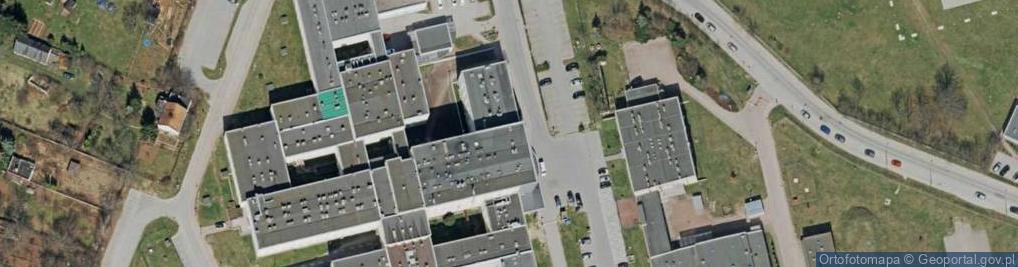 Zdjęcie satelitarne Związek Zawodowy Pracowników Świętokrzyskiego Centrum Onkologii w Kielcach