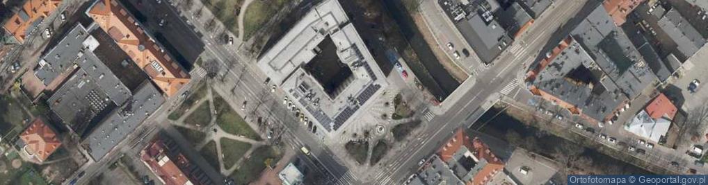 Zdjęcie satelitarne Związek Zawodowy Pracowników Urzędu Miejskiego Oraz Miejskich Jednostek Organizacyjnych w Gliwicach