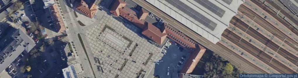 Zdjęcie satelitarne Związek Zawodowy Pracowników Warsztatowych Zarząd Zakładowy przy Śląskim Zakładzie Przewozów Regionalnych w Katowicach