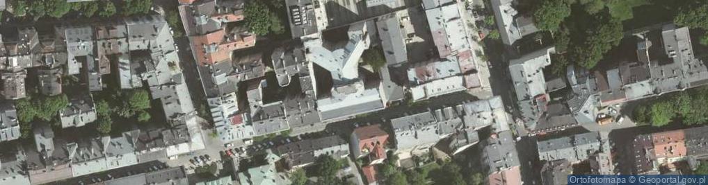 Zdjęcie satelitarne Związek Zawodowy Pracowników Wojewódzkiej Przychodni Stomatologicznej w Krakowie