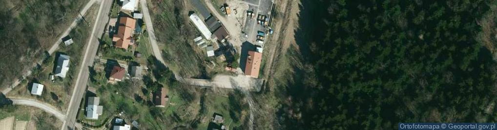 Zdjęcie satelitarne Związek Zawodowy Pracowników Zakładu Gospodarki Komunalnej w Iwoniczu Zdroju