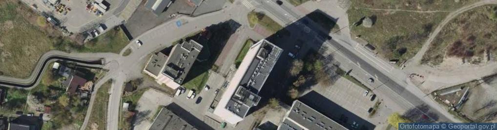 Zdjęcie satelitarne Związek Zawodowy Przemysłu Elektromaszynowego Struktura Zakładowa w Zakładach Radiowych Radmor w Gdyni