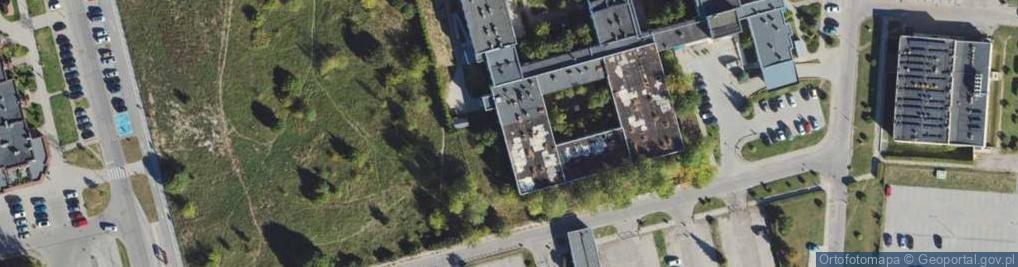 Zdjęcie satelitarne Związek Zawodowy Psychologów i Terapeutów Specjalistycznego Psychiatrycznego Samodzielnego Publicznego Zakładu Opieki Zdrowotnej w Suwałkach