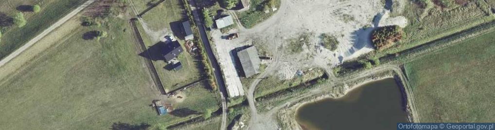 Zdjęcie satelitarne Żwirownia Szmaragd Jerzy Sienkiewicz Krzysztof Kin