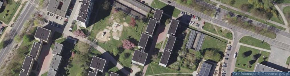 Zdjęcie satelitarne Niepubliczne Przedszkole 'Kawałek Tęczy'