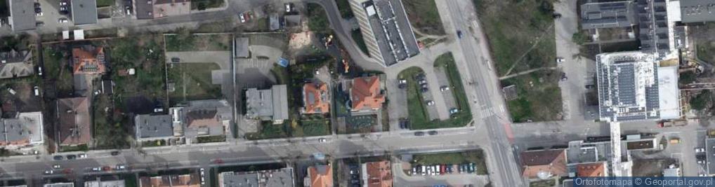 Zdjęcie satelitarne Niepubliczne Przedszkole Artystyczne I Językowe 'Przed-Szkółka'