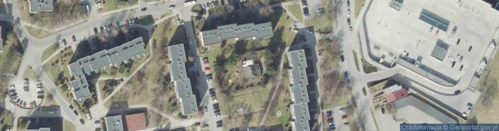 Zdjęcie satelitarne Niepubliczne Przedszkole Dolina Smerfów