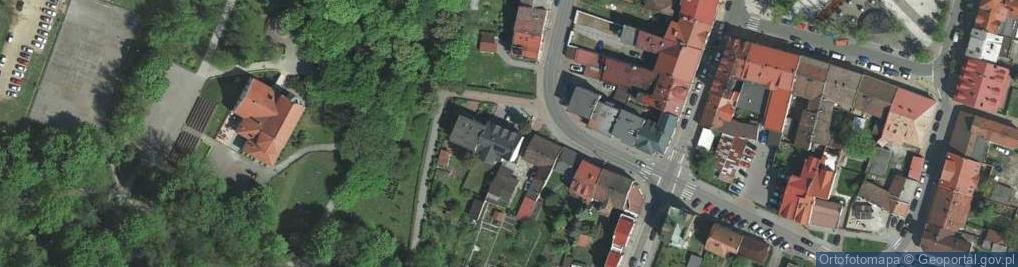 Zdjęcie satelitarne Niepubliczne Przedszkole Inkluzyjne 'Parkowe Skrzaty', 32-050 Skawinia, Ul. Zamkowa 14 A