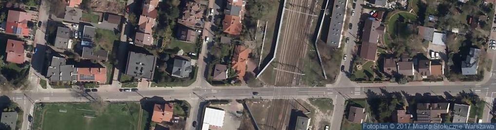 Zdjęcie satelitarne Polsko-Angielsko-Francuskie Przedszkole Świetliki