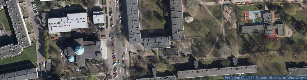 Zdjęcie satelitarne Przedszkole Integracyjne Nr 209 'Zaczarowane Ziarenko'