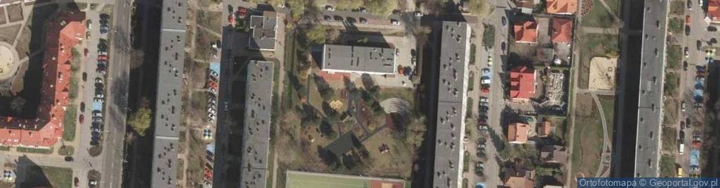 Zdjęcie satelitarne Przedszkole Miejskie Nr 4 Im. Misia Uszatka