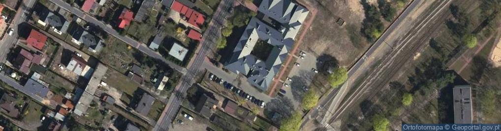 Zdjęcie satelitarne Przedszkole nr 14 Miejskie w Zespole Szkolno-Przedszkolnym