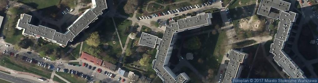 Zdjęcie satelitarne Przedszkole Nr 380 'Promyk Gocławia'