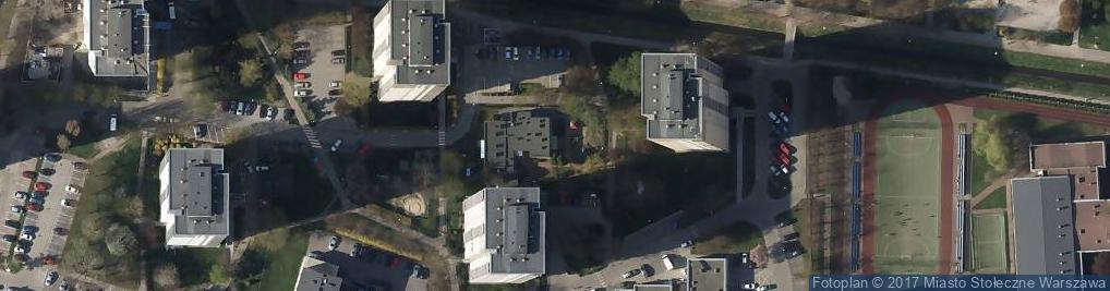 Zdjęcie satelitarne Przedszkole Nr 383 Zielony Zakątek
