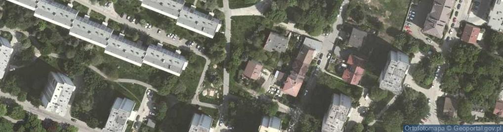 Zdjęcie satelitarne Przedszkole Publiczne 'Krakusek'