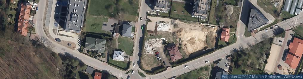 Zdjęcie satelitarne Przedszkole Publiczne Teddy Białołęka Aluzyjna