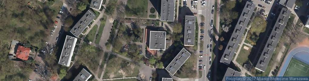 Zdjęcie satelitarne Przedszkole Z Oddziałami Integracyjnymi Nr 288
