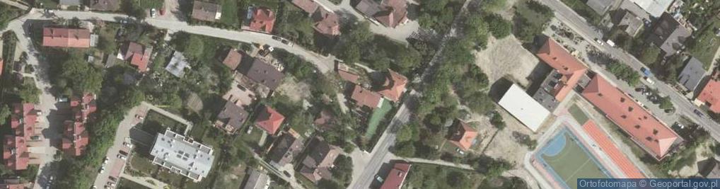 Zdjęcie satelitarne Publiczne Przedszkole Ruczaj 'Jaś I Małgosia'