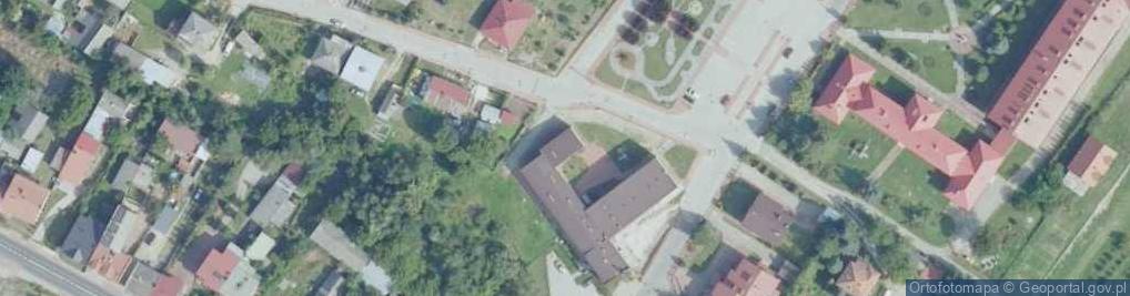 Zdjęcie satelitarne Publiczne Przedszkole w Osieku