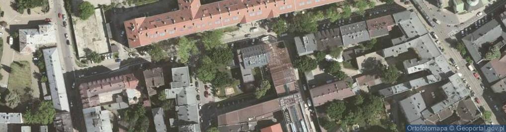 Zdjęcie satelitarne Samorządowe Przedszkole Nr 61 'Pod Wawelem'