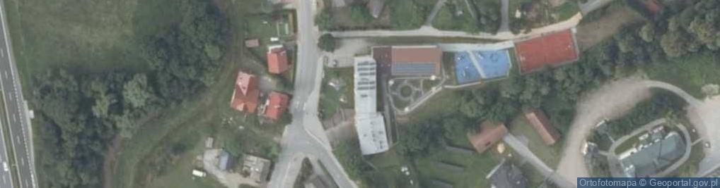 Zdjęcie satelitarne Samorządowe, Zespół Placówek Oświatowych w Głogoczowie