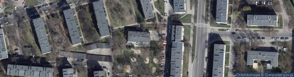 Zdjęcie satelitarne Tpd Łódź-Bałuty Przedszkole