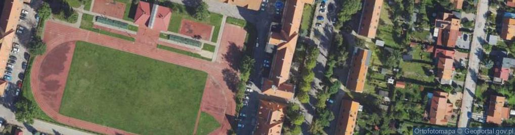 Zdjęcie satelitarne ZS Katolickich św. Mikołaja