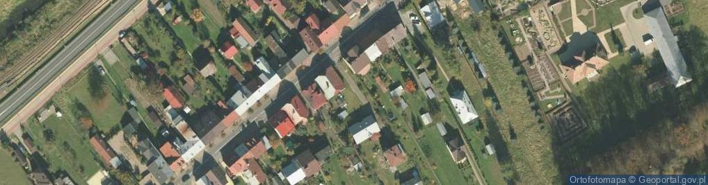 Zdjęcie satelitarne Przejście graniczne Muszyna-Plaveč