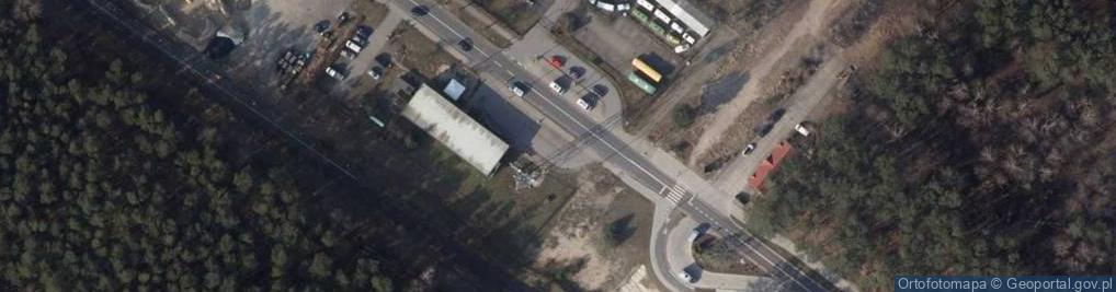 Zdjęcie satelitarne Przejście graniczne Świnoujście-Seebad Ahlbeck