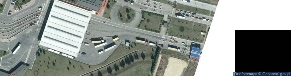 Zdjęcie satelitarne Przejście graniczne