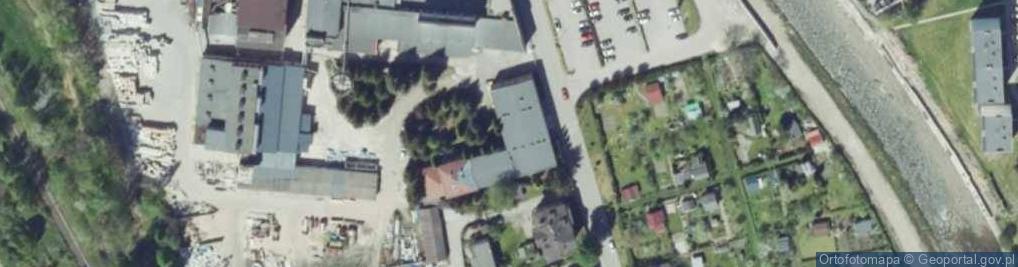 Zdjęcie satelitarne Głuchołaskie Zakłady Papiernicze