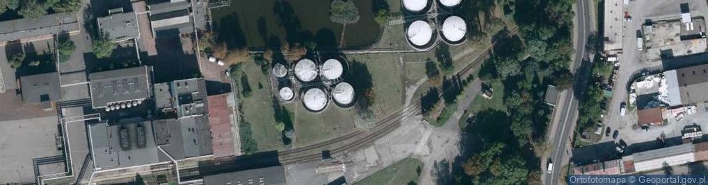 Zdjęcie satelitarne Polmos Łańcut SA - Fabryka wódek