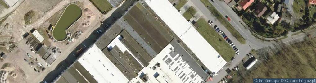 Zdjęcie satelitarne Przemysł, fabryka rajstop i skarpet
