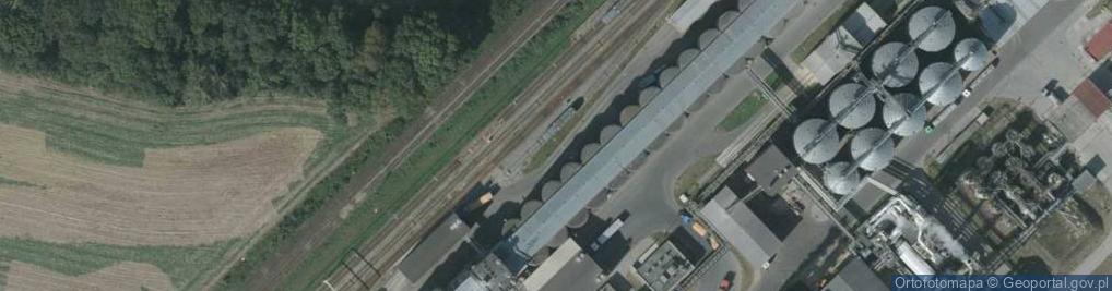 Zdjęcie satelitarne Zakład Produkcji Etanolu Goświnowice
