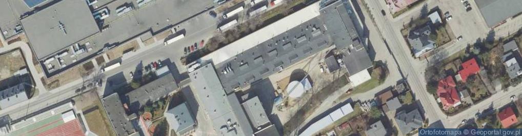 Zdjęcie satelitarne Zakłady Przemysłu Cukierniczego LU Polska
